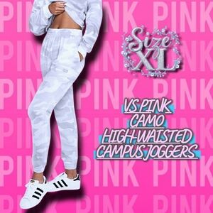 VS PINK White and Grey Camo Everyday Lounge Classic Joggers Size XL